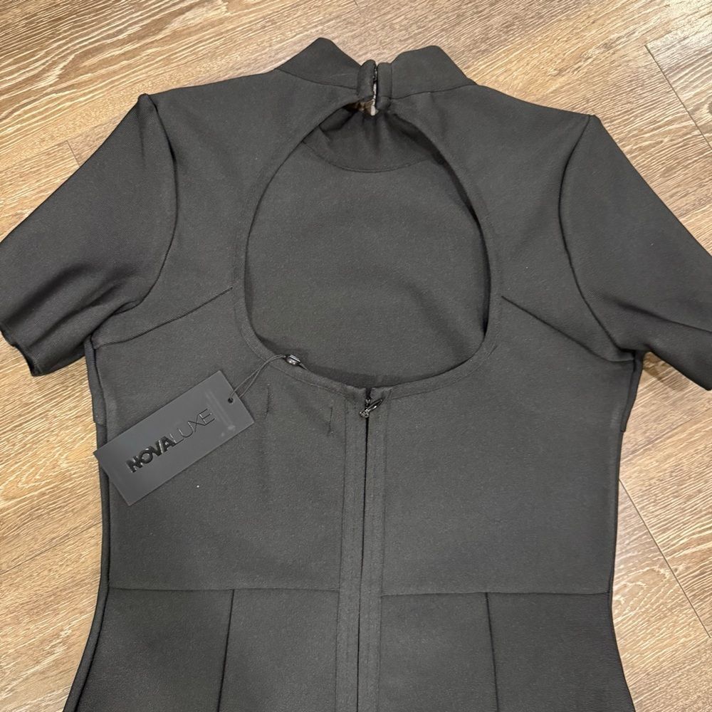 Fashion Nova Black bandage Mini Dress - Picture 5 of 7